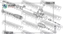 ���������� ������� OPEL Astra-J - ALL Years [GMIO] Febest 1021CR 1021CR ����