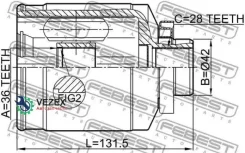 ���� ����� ������ Hyundai IX55 (EN) 2008- 1211-IX55RH Febest 1211IX55RH 1211IX55RH ����