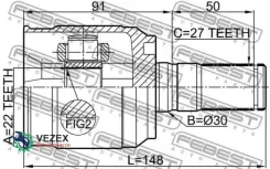 ���� Hyundai Elantra MD 11 2012-2017 �����. Febest 1211SD11AT 1211SD11AT ����