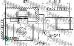 ���� Hyundai Elantra 11 2011-2014 �����. Febest 1211SD11MT 1211SD11MT ����