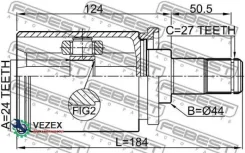 ���� BMW 3 F30 LCI 2014-2018 �����. ���. Febest 1911F30LH 1911F30LH ����