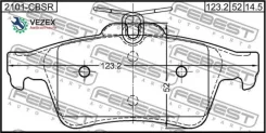 ������� ��������� ������ (� ��������������� ���������) Febest 2101CBSR 2101CBSR ����