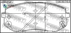 ������� ��������� Hyundai Tucson 18 2018-2021 �����. (� ��������������� ���������) Febest 2201FQF 2201FQF ����