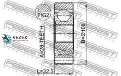 ���� AUDI A3/S3/Sportb. /LIM. /QU. -13 �����. Febest 2311B6 2311B6 ����