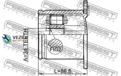 ���� ���������� 34X100 Febest 2311CCLH 2311CCLH ����