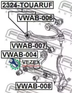 ����� ������� | ����� ����/��� | Porsche, Volkswagen, Auditouareg, Cayenne (2003-2006) [RDW], Cayenne (2 Febest 2324Touaruf 2324TOUARUF ����