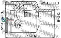 ���� ���������� ������ 33X35.7X31 Febest 2411Dustawdrh 2411DUSTAWDRH ����