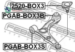 ����� ������� RAM Promaster 2014- ������ �����. ����. Febest 2520BOX3 2520BOX3 ����