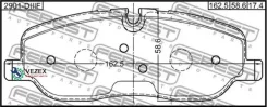 ������� ��������� LAND Rover Range Rover Sport -09 �����. (� ������� � ������. ���������) Febest 2901Diiif 2901DIIIF ����