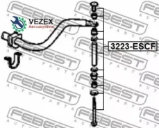 ���� ������������� Cadillac Escalade (4WD) 1997-2017 �����. Febest 3223ESCF 3223ESCF ����