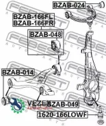 ����������� ������ ��������� ������ ������ Febest BZAB166FL BZAB166FL ����