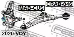 ����������� ������ Chrysler Voyager/Dodge Caravan 07- ���. ����. Febest CRAB046 CRAB046 ����