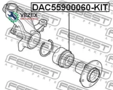��������� ��������� �������� ����������� 55X90X60 Febest DAC55900060KIT DAC55900060KIT ����