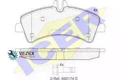 ������� ��������� �������� ����, MB/VW: Sprinter/Crafter 06- ICER 141849 141849 ����
