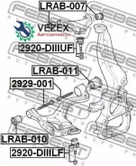 ����������� ��������� ������� ������ (��������������) Febest LRAB011 LRAB011 ����
