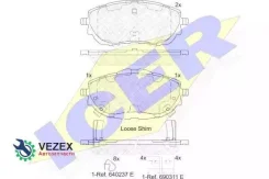 ������� ��������� �������� ������, Toyota: Corolla/Auris 13- ICER 182129 182129 ����