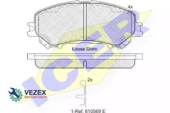������� ��������� �������� ������, Nissan: Qashqai J11, J11 / 1.2 DIG-T 13- ICER 182181 182181 ����