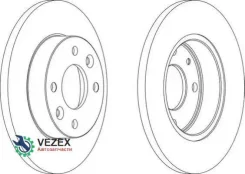 ����. ���� ���. [238x12] 4 ���. Renault 21/19 86-/Clio 1,2-1,4 90 Ferodo DDF055 DDF055 ����