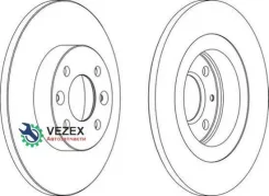 ���� ��������� Renault Logan/Sandero �������� �� ����. D 259��. Ferodo DDF1502 DDF1502 ����