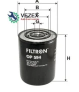 ������ �������� FIAT Ducato 2.5D/TD Filtron OP594 OP594 ����
