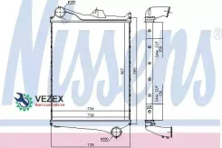 ����������! 907x730x63Volvo FM9 (01-05), FM12 (98-05) Nissens 97006 97006 ����