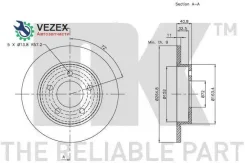 ���� ��������� Mazda 3 1.4-2.0 03- ������ NK 203250 203250 ����