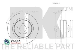 ���� ��������� Mercedes W204 180-300 07- ������ D 300��. NK 2033101 2033101 ����