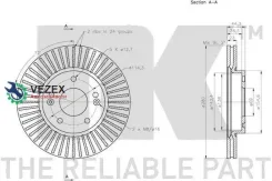 ���� ���� HYU I30 1.4/1.6/CRDI 11- ��� ���� 280X23 NK 203538 203538 ����