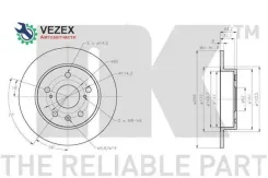 ���� ���� SUZ SX4 1.6/DDIS 13- ��� �� ���� 259X9 Coated NK 315232 315232 ����