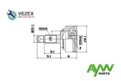 ���� ������� Honda Fit/Jazz 1.5 03 Aywiparts AW1510198 AW1510198 ����