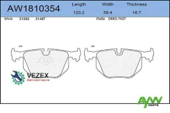 ������� ��������� ������ BMW 3 (E46) 2.5-3.0 99-05 / 7(E38) 2.5D-5.0 95-01 / X3 Aywiparts AW1810354 AW1810354 ����