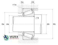 ��������� Forvard 95- R in NSK HR32215J HR32215J ����