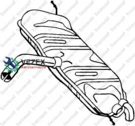 ��������� ��������� ����� �������� Volkswagen GOLF PLUS, Volkswagen GOLF V Bosal 233807 233807 ����