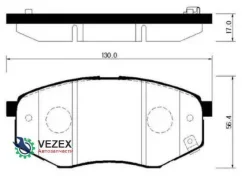 ������� ��������� �������� �����. Hyundai: Sonata (YF) 9-, KIA: Sportage 10- HSB HP0041 HP0041 ����