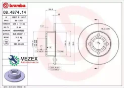 ���� ���� ��� �100(44) Brembo 08487414 08487414 ����