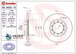 ���� ��������� FORD Transit Connect 06- 2.3/2.2-3.2 Diesel ����. Brembo 08A53010 08A53010 ����