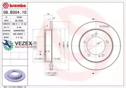 ���� ����. Suzuki Jimny 98- Brembo^08. B304.10 Brembo 08B30410 08B30410 ����