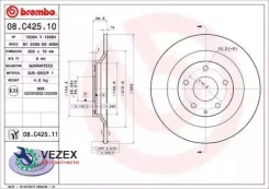 ���� ��������� Mazda CX-5 11- ����.303��. Brembo 08C42511 08C42511 ����