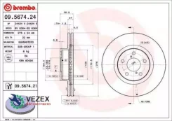 ���� ��������� UV Coated | ����� | Subaru Forester (SH_) 2.0 AWD 01.2010 - Subaru Forester (SG_) 2.0 X AWD 06.2005 - 05.2008 Brembo 09567421 09567421...