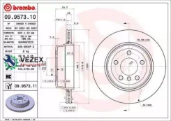���� ��������� BMW X3(E83)/X5(E53) 04- 2.0-3.0 ����. Brembo 09957311 09957311 ����