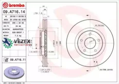 ���� ��������� �������� Brembo 09A71611 09A71611 ����