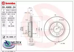 ���� ��������� UV Coated | ����� | FORD Fiesta VI 1.6 Ti 09.2012 - FORD Fiesta VI 1.4 06.2008 - Brembo 09A96821 09A96821 ����