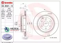 ���� ��������� Nissan Pathfinder/Navara 05- ����. ����. Brembo 09B59110 09B59110 ����