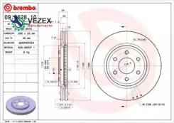 ���� ��������� ��������! Nissan Navara/Pathfinder 2.5DCi 05 09. B628.10 Brembo 09B62810 09B62810 ����