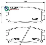 ������� ���. Opel Antara 2006 - Brembo P10004 P10004 ����