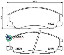 ������� ��������� �������� | ����� | Ssangyong Kyron 2.0 Xdi 4x4 05.2005 - Ssangyong Kyron 2.3 01.2010 - Brembo P30013 P30013 ����