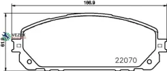 ������� ��������� JEEP Cherokee 13- ������. Brembo P37021 P37021 ����