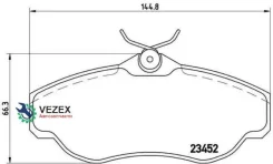 ������� ��������� LAND Rover Discovery/Range Rover Sport -04 �����. Brembo P44008 P44008 ����