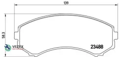 ������� ��������� �������� �������� FORD ASIA Oceania Econovan Bus 10/99-07/06 / FORD ASIA Ocean Brembo P54029 P54029 ����