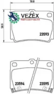 ������� �������� �. Mitsubishi Montero Sport 3.0i/2.5TD 98 P54026 750 02=FDB1570=D6086M-01 ! Brembo P54026 P54026 ����